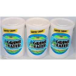 LOT OF 3 WHITE CREAM HAND CLEANSER
