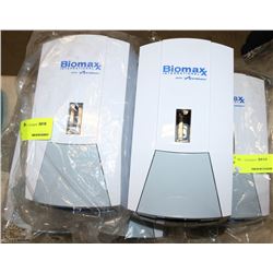LOT OF 5 BIOMAX WALL MOUNT SOAP DISPENSERS