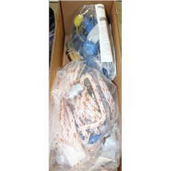 BOX OF SAFETY FALL GEAR