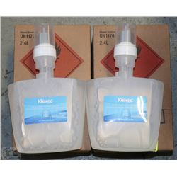 LOT OF 4 KLEENEX MOISUTRIZING FOAM HAND SANITIZER