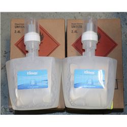 LOT OF 4 KLEENEX MOISUTRIZING FOAM HAND SANITIZER