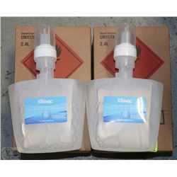 LOT OF 4 KLEENEX MOISUTRIZING FOAM HAND SANITIZER