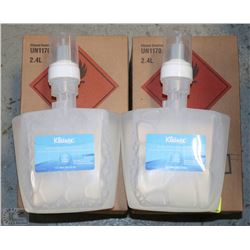 LOT OF 4 KLEENEX MOISUTRIZING FOAM HAND SANITIZER