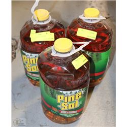 LOT OF 3 PINESOL 4.25L EACH CLEANER