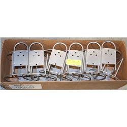 CASE OF 6-1 GALLON ROUND WALL BRACKETS