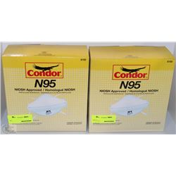 LOT OF 2 CONDOR PARTICULATE RESPIRATORS