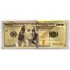 Image 1 : CANADIAN $100 GOLD BANK NOTE
