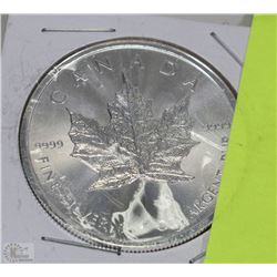 .999 SILVER MAPLE LEAF COIN 1-OZ