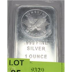 SUNSHINE MINTING 1 OUNCE SILVER BAR