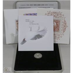 RCM 1999 QUARTER AND STAMP SET IN TIN