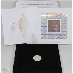 2000 CANADIAN STAMP AND COIN SET
