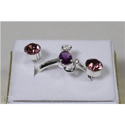 S/S FASHION RING WITH EARRINGS