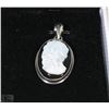 Image 1 : S/S CAMEO PENDANT