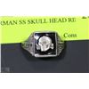 Image 1 : GERMAN SS SKULL HEAD RING  SIZE 12