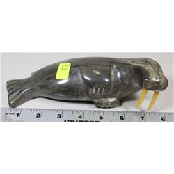 HAND CARVED SIGNED INUIT SEAL