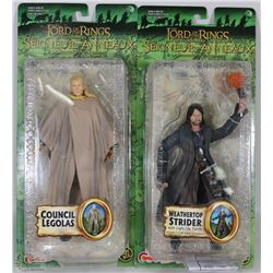 TWO 2005 LORD OF THE RINGS ACTION FIGURES