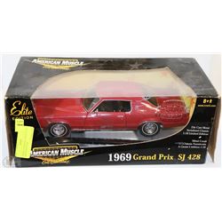 AMERICAN MUSCLE 1:18 SCALE 1969 GRAND PRIX SJ 428