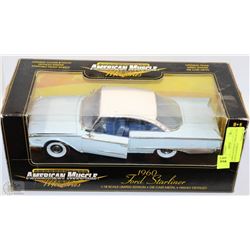 AMERICAN MUSCLE 1:18 SCALE 1960 FORD STARLINER LE