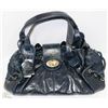 Image 1 : NEW DELLA LEATHER SHELLEY HANDBAG MIDNIGHT BLUE