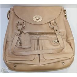 NEW DELLA LEATHER JODI SHOULDER BAG CHAMPAGNE