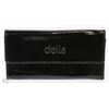 Image 1 : NEW DELLA LEATHER KAREN WALLET PATENT BLACK COLOR