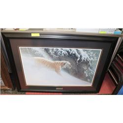 FRAMED SIGNED ROBERT BATEMAN "MOMENTUM - SIBERIAN