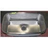 Image 1 : STAINLESS STEEL SINGLE  SINK  18"X31"