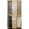 Image 1 : PALLET WITH MISC CABINETS, DOOR HINGES, LIGHTS,
