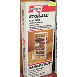 NEW 7 SHELF STOR-ALL UNIT