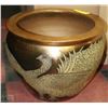 Image 1 : LARGE 16" PLANTER WITH BIRD