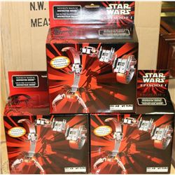 GROUP OF 3 STAR WARS COLLECTIBLE WATCHES