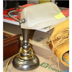 PEWTER DESK LAMP