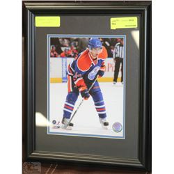 JORDAN EBERLE FRAMED OILERS PHOTO