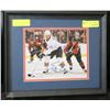 Image 1 : ETHAN MOREAU AUTOGRAPHED AND FRAMED OILERS