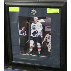 DUSTIN PENNER AUTOGRAPHED AND FRAMED OILERS