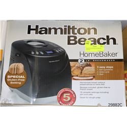 HAMILTON BEACH 2 LB BREAD MAKER