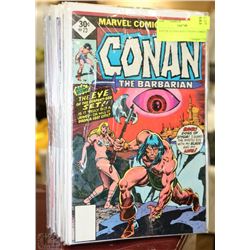 LOT OF 30 VINTAGE CONAN COMICS