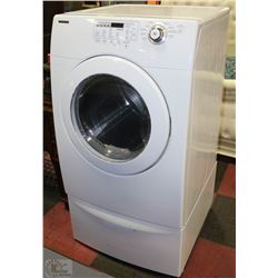 SAMSUNG FRONT LOADER DRYER WITH DRAWER PEDESTAL