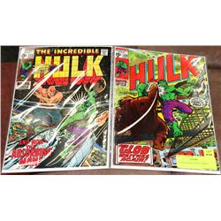 OLD INCREDIBLE HULK COMICS