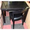 Image 1 : BLACK CONVERTABLE WRITING DESK/TABLE WITH CHAIR