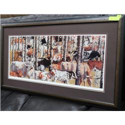 PICTURE OF CATTLE "GOING HOME LONGHORNS"