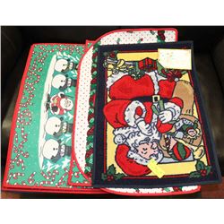 5 NEW CHRISTMAS DOOR MATS