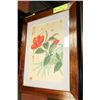 Image 1 : FRAMED CHINESE PAINTING OF BIRD AND FLOWER ON SILK