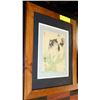Image 1 : FRAMED CHINESE PAINTING OF CAT ON SILK