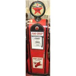 ORNAMENTAL GAS PUMP WITH STORAGE
