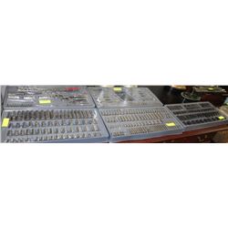 5 TRAYS OF MASTERCRAFT MAXIMUM SOCKET AND WRENCH