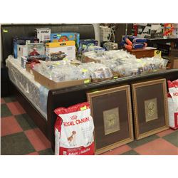 KING LEATHERETTE BED FRAME WITH 2 ESPRESSO