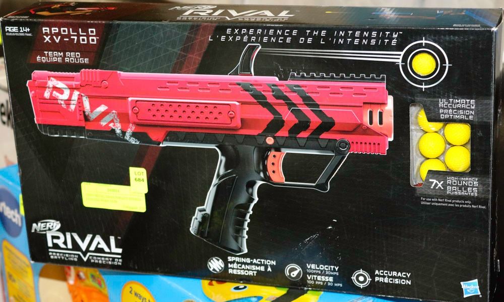 NERF RIVAL HIGH IMPACT SPRING LOADED NERF GUN