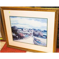 FRAMED PRINT  OF A COUNTRY SCENE