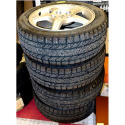 SET OF 4 205/50R16 87S WINTER TIRES